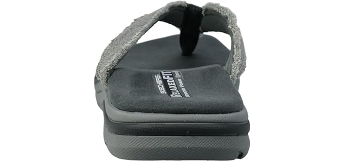Skechers Men's Supreme Bosnia - Memory Foam Flip Flops