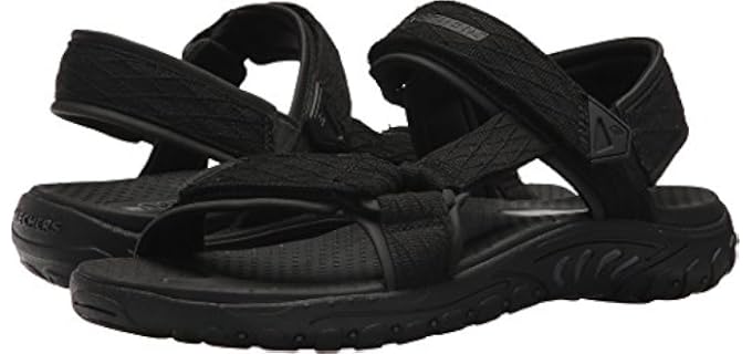 Skechers Men's Reggae-Tulo - Sports Sandals for Heel Spurs