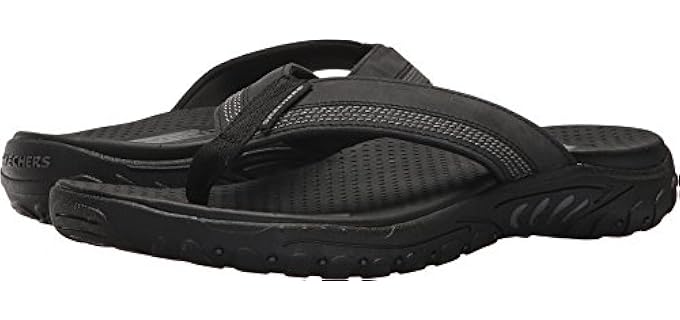 Skechers Men's Cobano - Wide Fit Flip Flops