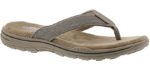Skechers Men's Evented Rosen - Wide Width Flip Flops