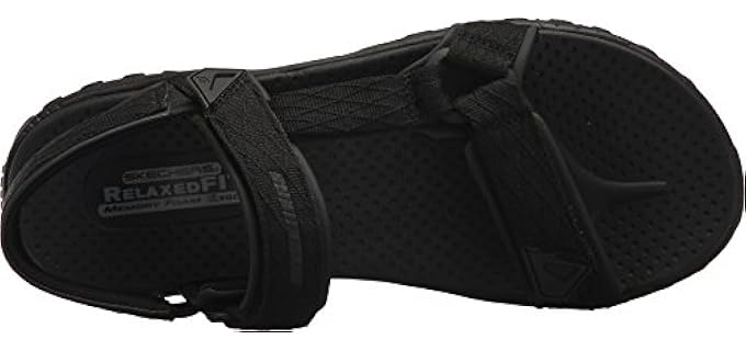 Skechers Men's Reggae-Tulo - Sports Sandals for Heel Spurs