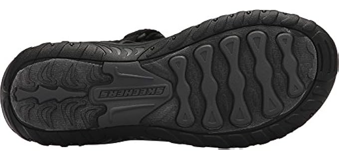 Skechers Men's Reggae-Tulo - Sports Sandals for Heel Spurs