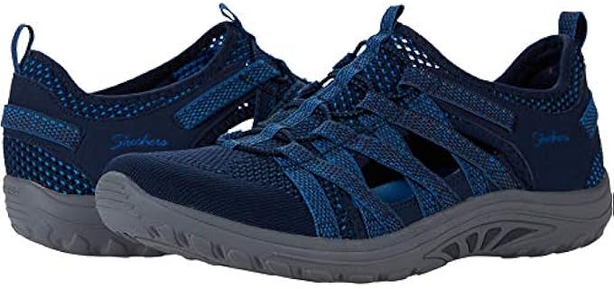 Skechers Women's Reggae Fest Hooked - Sandals for Plantar Fasciitis