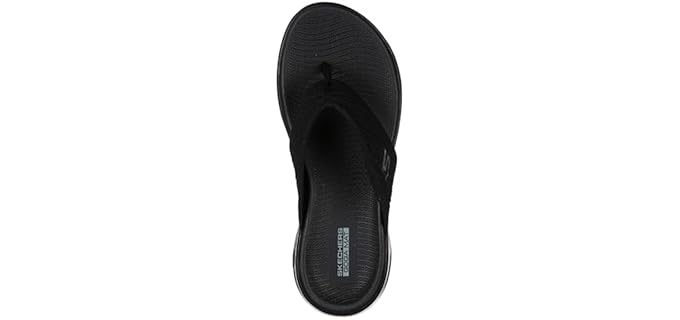 Skechers Women's On the Go Sunny - Wide Width Flip Flops