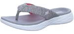 Skechers Women's On the Go 600 - Flip Flops for Overweight Men and Women