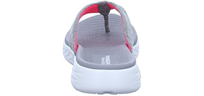 Skechers Women's On the Go 600 - Flip Flops for Overweight Men and Women