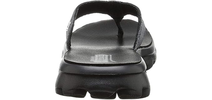 Skechers Women's Go Walk Move - Wide Width Flip Flops