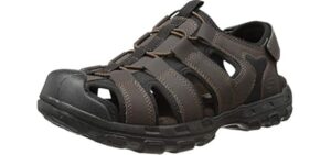 Skechers Men's Selmo Fisherman - Sandals for Plantar Fasciitis