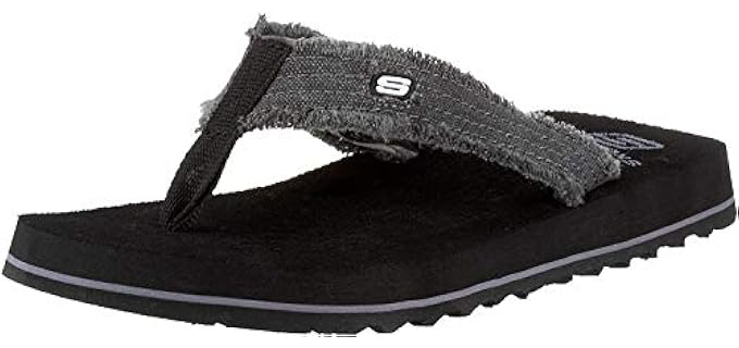 Skechers Men's Tantric Fray - Memory Foam Flip-Flops for Plantar Fasciitis