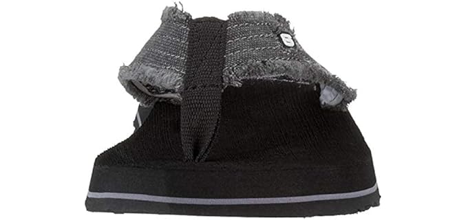 Skechers Men's Tantric Fray - Memory Foam Flip-Flops for Plantar Fasciitis