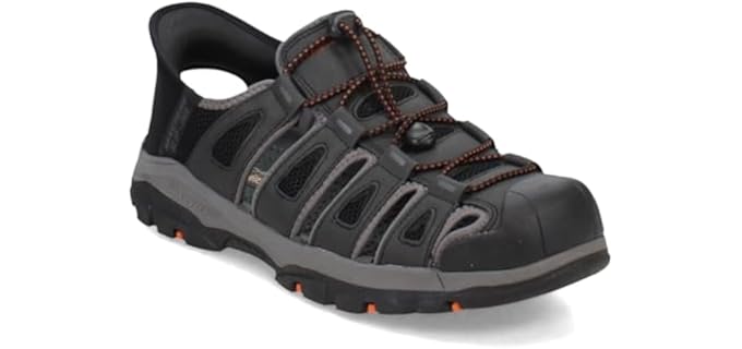 Skechers Men's Tresmen-Norvick - All Day Walking Sandals for Hammer Toes