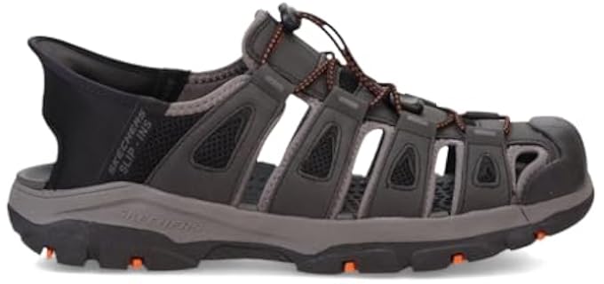 Skechers Men's Tresmen-Norvick - All Day Walking Sandals for Hammer Toes