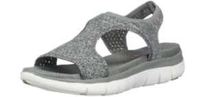 Skechers Women's Flex Appeal 2.0 Start Up - Comfortable Memory Foam Sandals