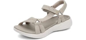 Skechers Women's 600-Brilliancy - Sports Sandal for Neuropathy