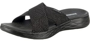 Skechers Women's On The Go 600 Slide - Sandals for Plantar Fasciitis