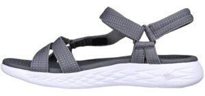 Skechers Women's On the Go 600 Brilliancy - Water-Friendly Sandals for Kayaking