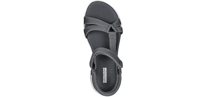 Skechers Women's On the Go 600 Brilliancy - Water-Friendly Sandals for Kayaking