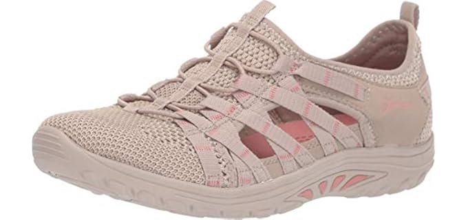 Skechers Women's Reggae Fest Neap - Sandals for Plantar Fasciitis