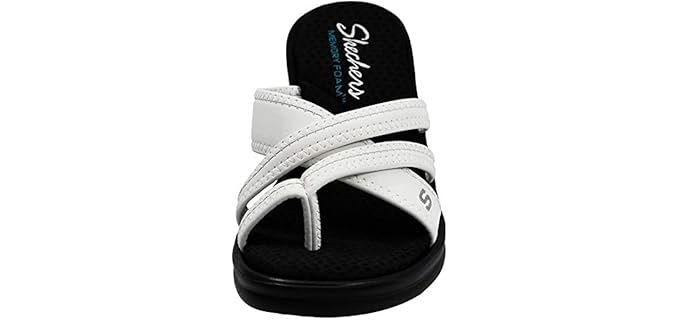 Skechers Women's Rumblers - Wege Sole Dress Sandals for Nurses