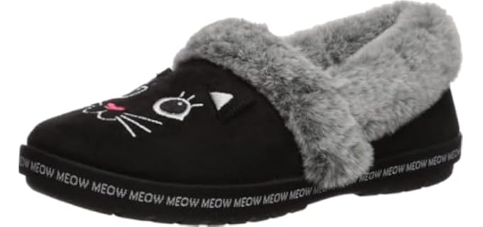 Skechers Women's Bobs Too Cozy - Slippers for Foot Pain