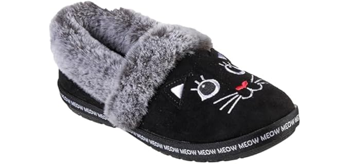 Skechers Women's Bobs Too Cozy - Slippers for Foot Pain