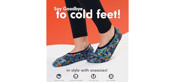 Snoozies Women's Lightweight - Ballet Slippers 