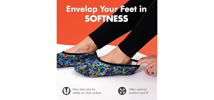 Snoozies Women's Lightweight - Ballet Slippers 