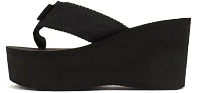 Sida Oxley Women's EVA - Platform Flip Flops