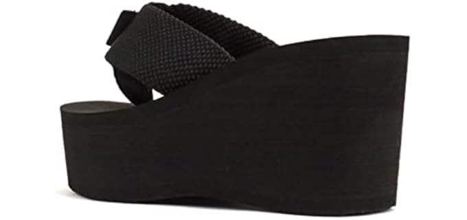 Sida Oxley Women's EVA - Platform Flip Flops