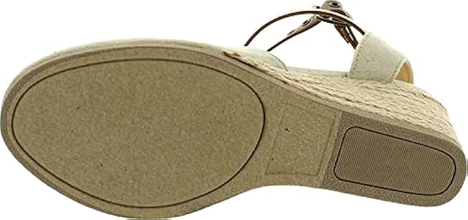 Soda Women's Espadrille - Closed-Toe Wedge Ankle Strap