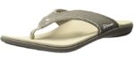 Spenco Men's Yumi - Canvas Cork Flip Flops