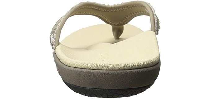Spenco Men's Yumi - Canvas Cork Flip Flops