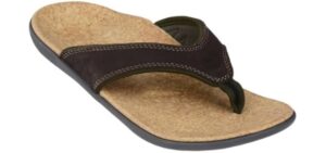 Spenco Men's Yumi Breeze - Flip Flop Sandal for Extensor Tendonitis