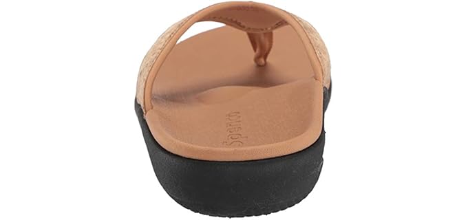 Spenco Women's Yumi - Canvas Cork Flip Flops