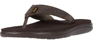 Teva Men's Voya flip - Leather Flip Flop Sandal