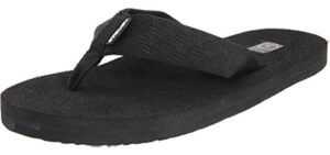 Teva Men's Mush II - Orthopedic High-Arch Flip-Flops with EVA Cushioning