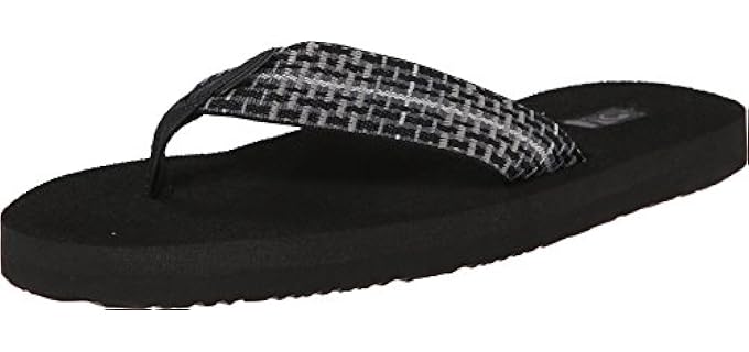 Teva Men's Mush II - Flip Flop Sandal for Flat Feet