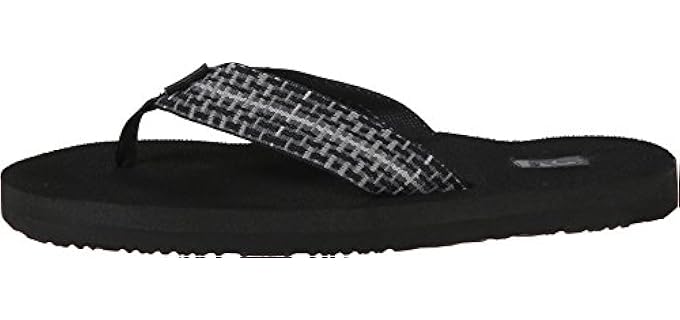 Teva Men's Mush II - Flip Flop Sandal for Flat Feet