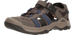Teva Men's Omnium - Cracked Heels Sandal