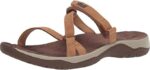 Teva Women's Elzada Lea - Leather Casual Flat Feet Sandals