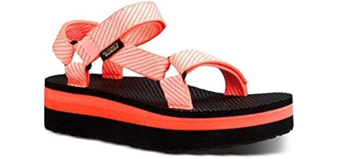 Teva Women's Flatform Original - Platform Sports Sandals