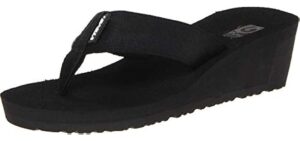 Teva Women's Mush Mandalyn Wedge - Fancy Flip Flops