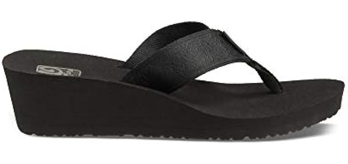 Teva Women's Mush Mandalyn Wedge - Fancy Flip Flops