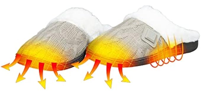 ThermalStep Men's Rechargeable - Heated Slippers