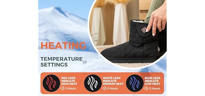 ThermalStep Men's Bootie - Heated Slipper Boots