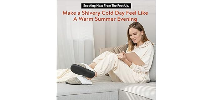 ThermalStep Men's Rechargeable - Heated Slippers