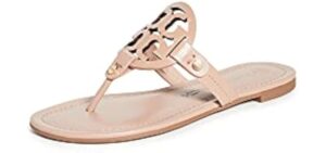 Tory Burch Women's Miller - T-Strap Slide Sandals