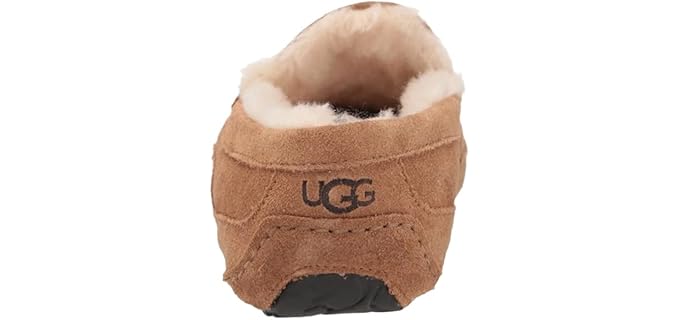 UGG Men's Ascot - Warm Moccasin Slippers for Diabetic Feet