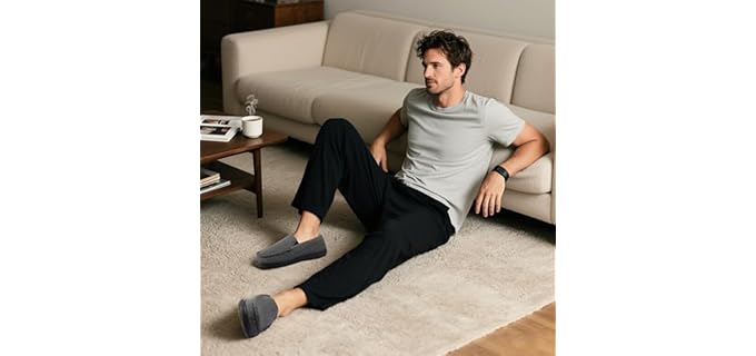 Ultraideas Men's Cozy - Cracked Heels Slippers