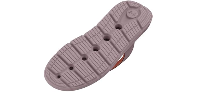 Under Armour Women's Ignite Pro Marbella - Water-Friendly Beach Flip-Flops